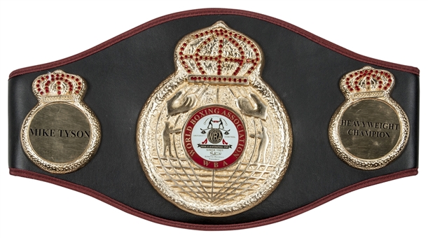 Mike Tyson Signed WBA World Champion Belt (JSA)